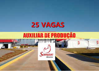 Empresa seleciona para 25 vagas de AUXILIAR DE PRODUÇÃO em Soledade