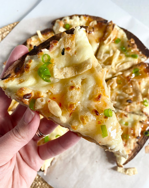 SWEET ASIAN CHILI CRAB RANGOON PIZZA