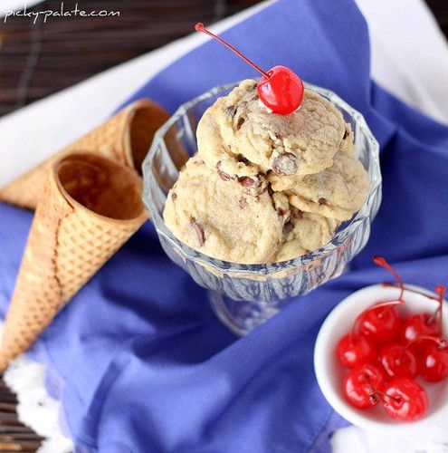 Ice Cream Chocolate Chip Cookies