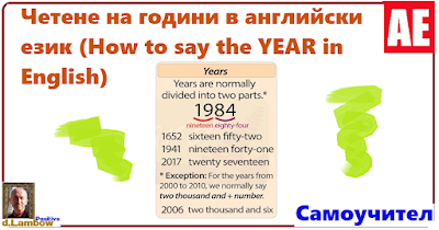 How to say the YEAR in English)