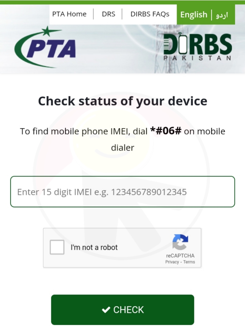 PTA Mobile Registration IMEI Check Online 1 by TrickPk