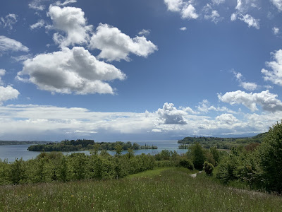 View of Mainau from Litzelstetten, birthday 2021.