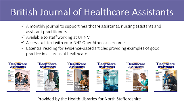 montage of images of the front pages of the british journal of healthcare assistants
