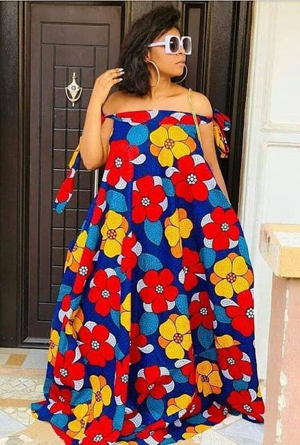 Trendy Ankara Long Gown Styles In 2021 and 2022