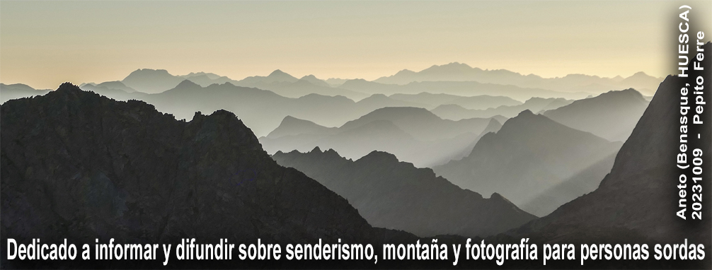 * Dedicado a informar y difundir sobre Senderismo, Montaña, Naturaleza y Fotografía para P. Sordas