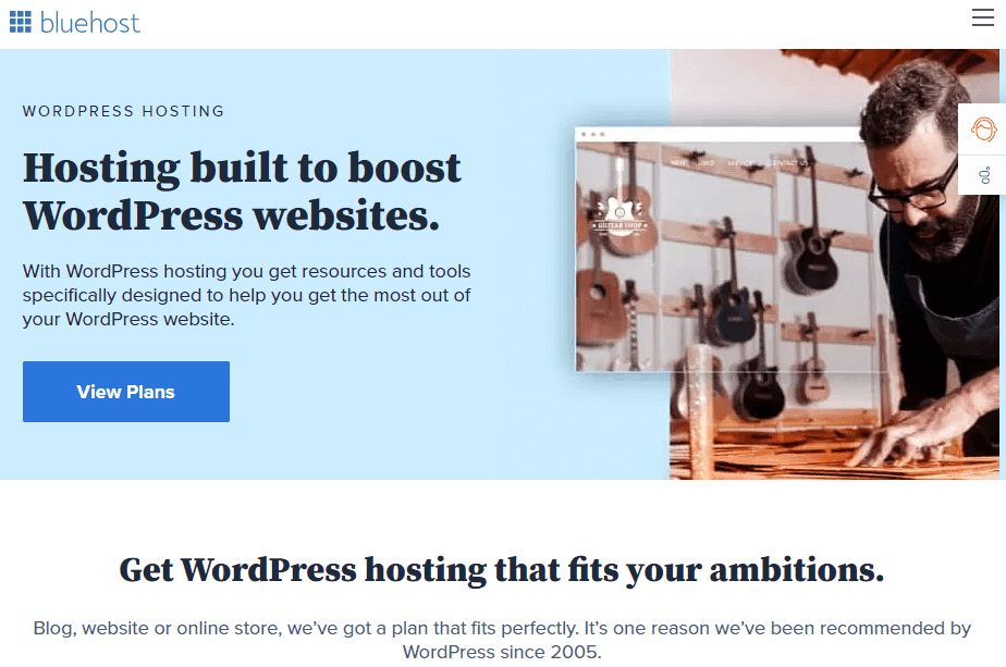 Bluehost WordPress Web Hosting