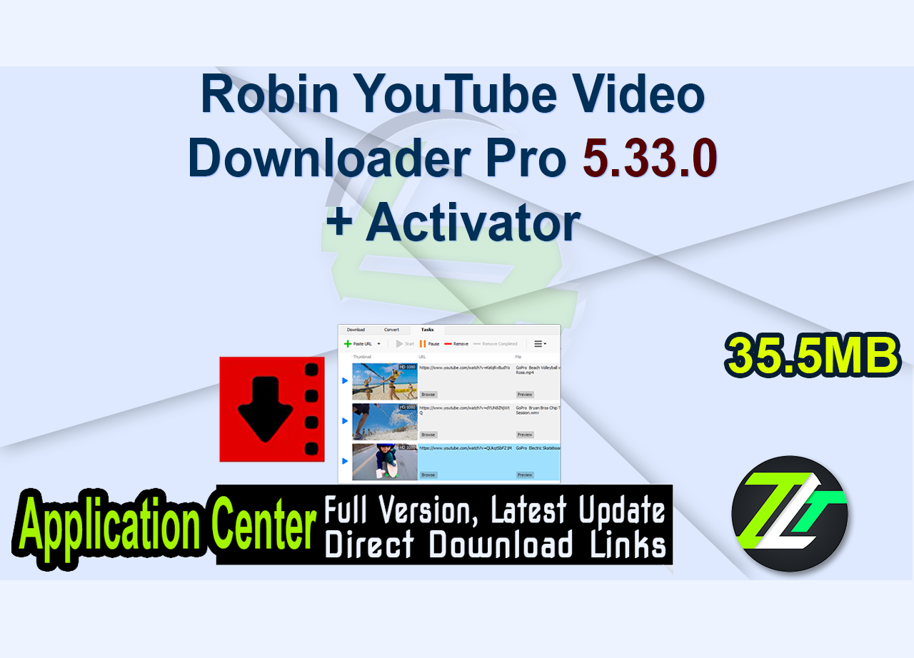 Robin YouTube Video Downloader Pro 5.33.0 + Activator
