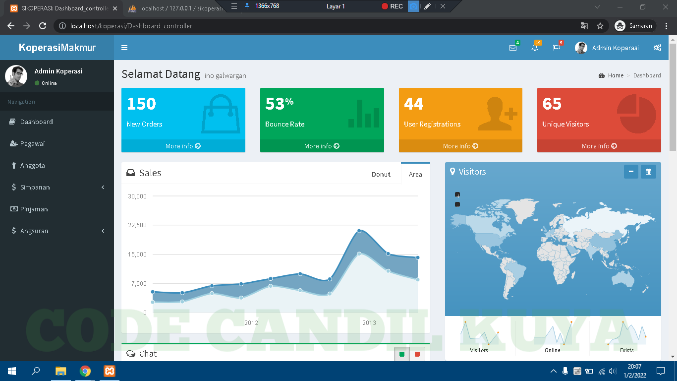 Aplikasi Koprasi Simpan Pinjam Berbasis Web