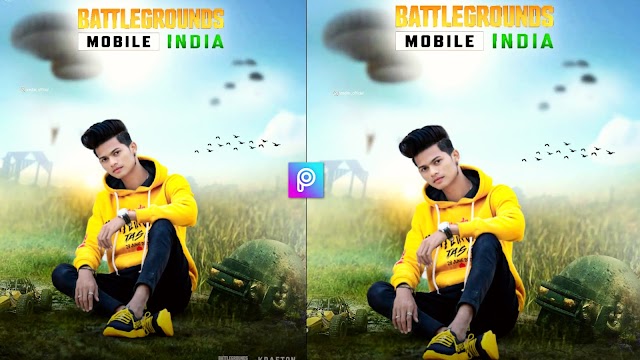 Battleground Mobile India Photo Editing Tutorial | Picsart Photo Editing