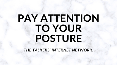 Pay attention to your posture