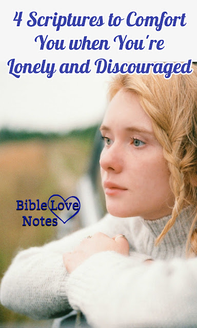 Have you ever felt alone, afraid, discouraged, depressed? Then bookmark or pin this 1-minute devotion because it offers some real help!