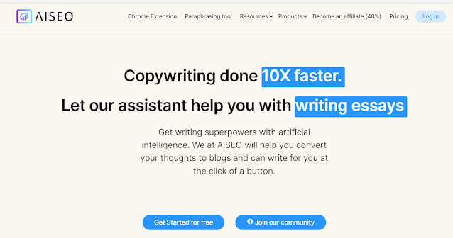 AISEO - 提高 10 倍你的文案寫作速度