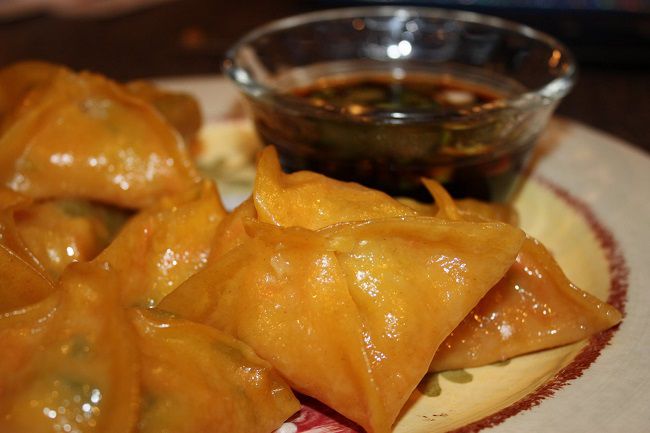 Veggie Potstickers with Soy Dipping Sauce Recipe