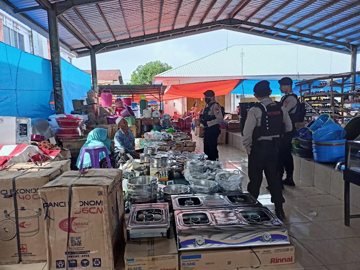 Sat Samapta Polres Takalar Gelar Operasi Yustisi di Pasar Sentral Takalar 