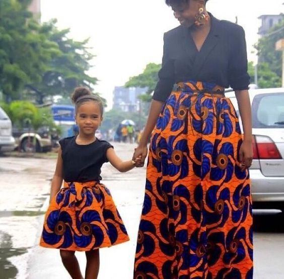 Matching Ankara Styles for Mother and Daughter in 2021 and 2022