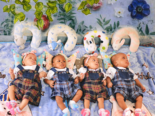 Nigerian Woman Births Quadruplets