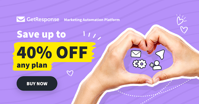 The Valentine's Day promotion is now live - GetResponse