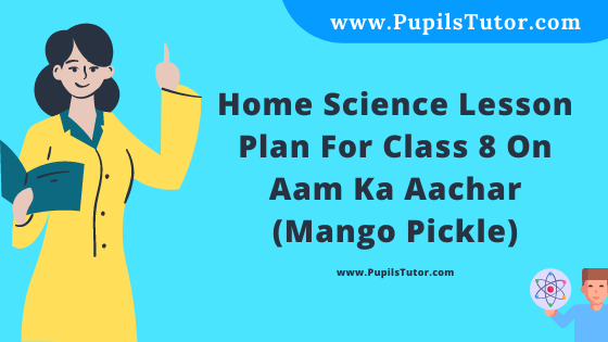 Free Download PDF Of Home Science Lesson Plan For Class 8 On Aam Ka Aachar Topic For B.Ed 1st 2nd Year/Sem, DELED, BTC, M.Ed On School Teaching Skill In English. - www.pupilstutor.com