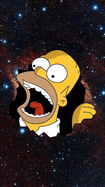 Funny Wallpaper For Phone Homer Black Hole