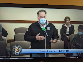 Town Council Meeting - 01/19/22 - 3 parts audio - 1 part all you need to know about DPW