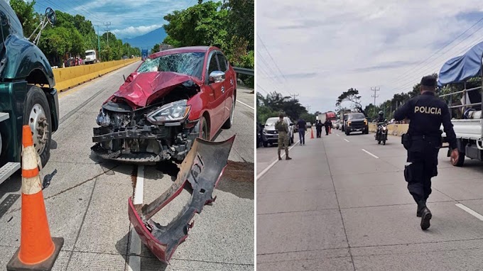 Cuatro fallecidos deja fatal accidente de tránsito en Acajutla
