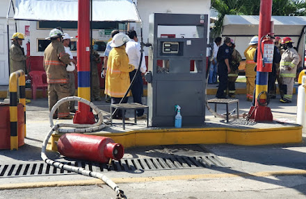 Trabajador de gasera en Chetumal gravemente lesionado al explotar manguera en mal estado