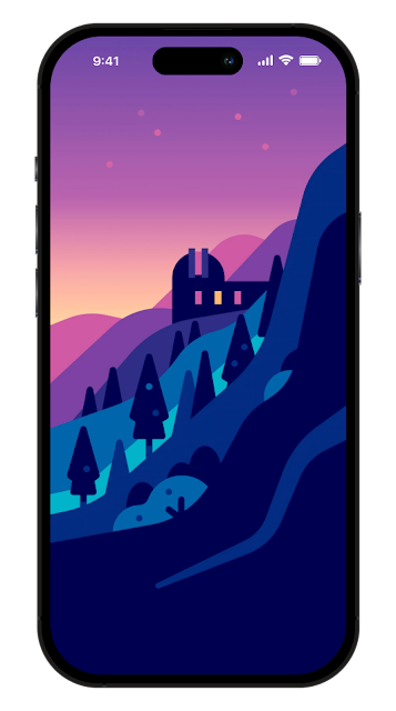 Minimalist Landscape iPhone Wallpaper 4K