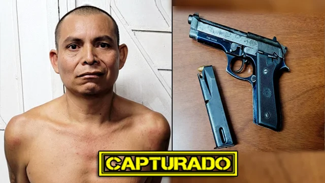 El Salvador: Capturan a alias «Casco», pandillero de la 18R fue detenido con un arma de fuego en La Libertad