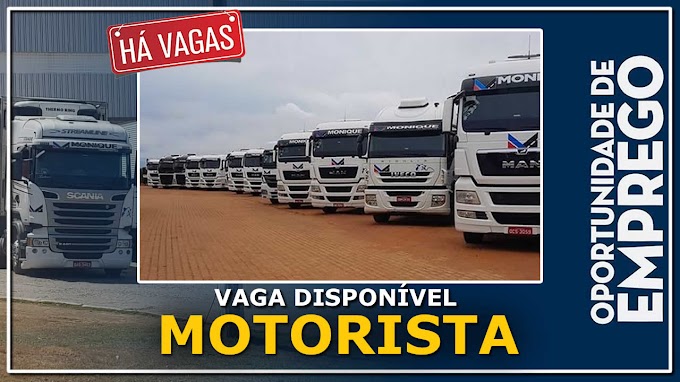 Transportadora Monique abre vagas para motorista graneleiro