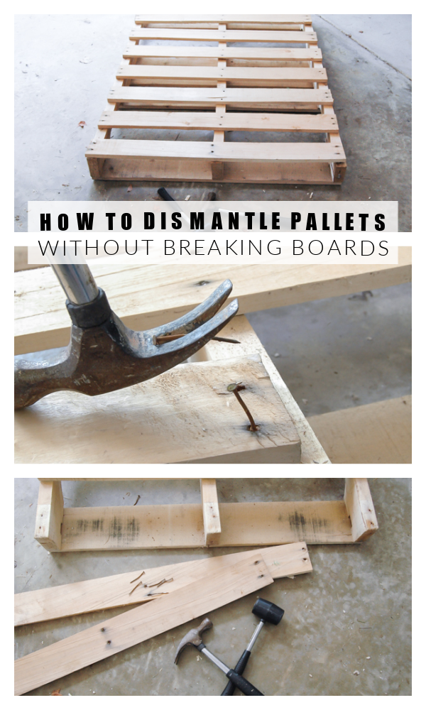 How to dismantle pallets