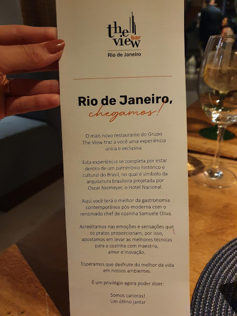 Blog Apaixonados por Viagens - The View Bar e Restaurante, no Hotel Nacional RJ