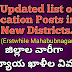 Updated Vacancy lists in all New Districts | Spouse lists | (Erstwhile Mahabubnagar)
