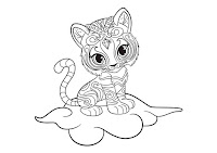 Shimmer and Shine coloring page