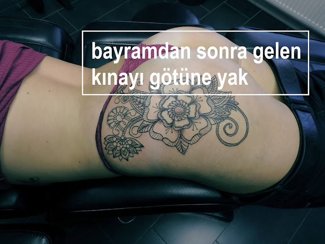 bayramdan sonra gelen kınayı götüne yak