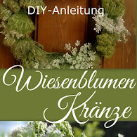 Wiesenblumen Kränze und Sträuße