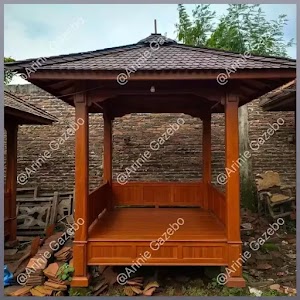 Jual Gazebo Kayu Jati Jepara Harga Murah Berkualitas