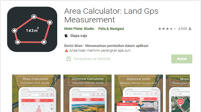  Menggunakan aplikasi penghitung luas tanah bisa anda gunakan untuk mengetahui luas tanah  Cara Ukur Tanah Pakai HP Terbaru