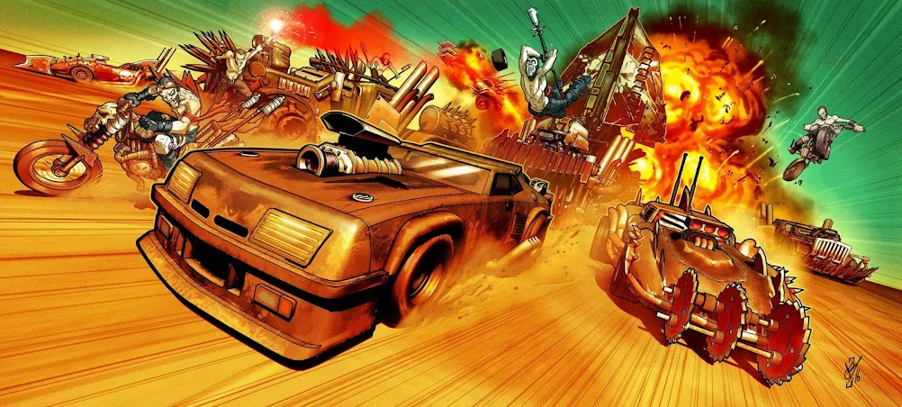 Mad Max Fury Road Illustration by Daz Tibbles