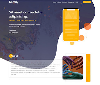 Kamily - HTML and Bootstrap Website...