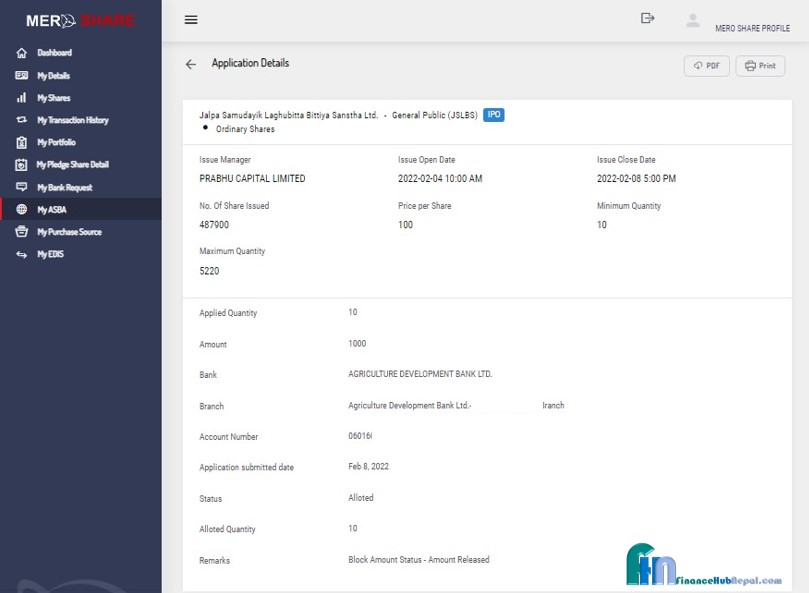 How to check IPO result in Mero share website (Share IPO Alloted)