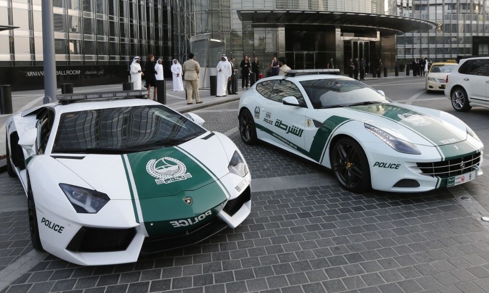 POLICE CAR IN DUBAI