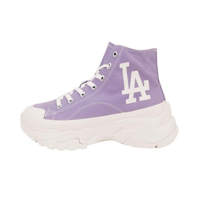 Mẫu giày MLB Chunky High LA Dodgers Violet