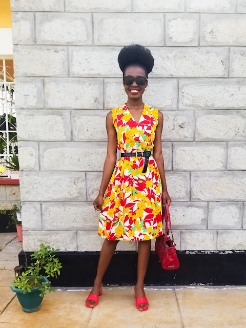 How I Styled My Colorful Skater Dress