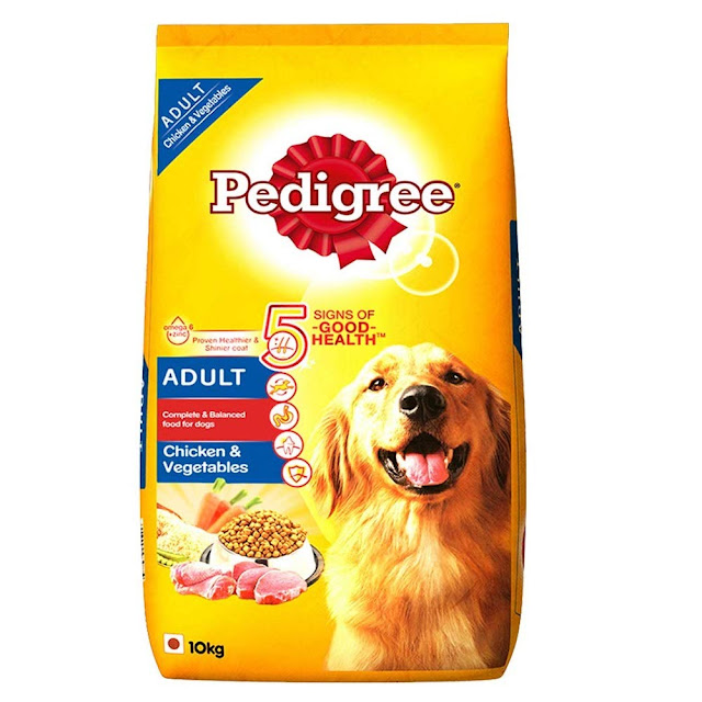 Pedigree Adult Dry Dog Food, Chicken & Vegetables, 10kg Pack