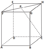 A figura mostra um cubo ABCDEFGH de aresta 4.