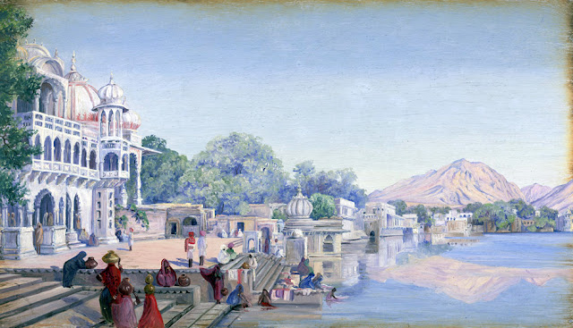 Pushkara Lake at Rajasthan in 1878