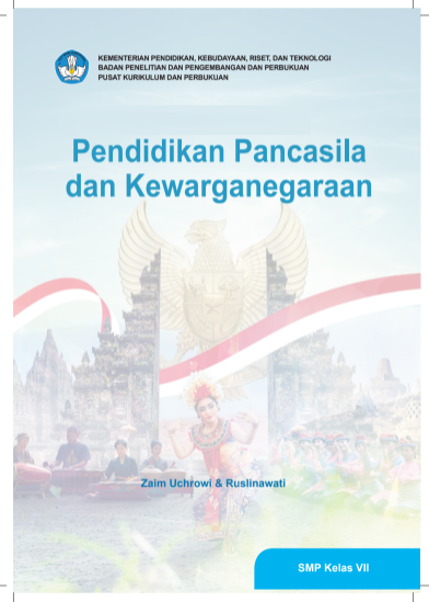 Buku Siswa Kurikulum Sekolah Penggerak (Kurikulum Prototipe) Kelas 7 Untuk SMP Mata Pelajaran PPKn