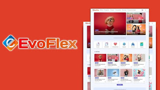 evoflex premium blogger template free download