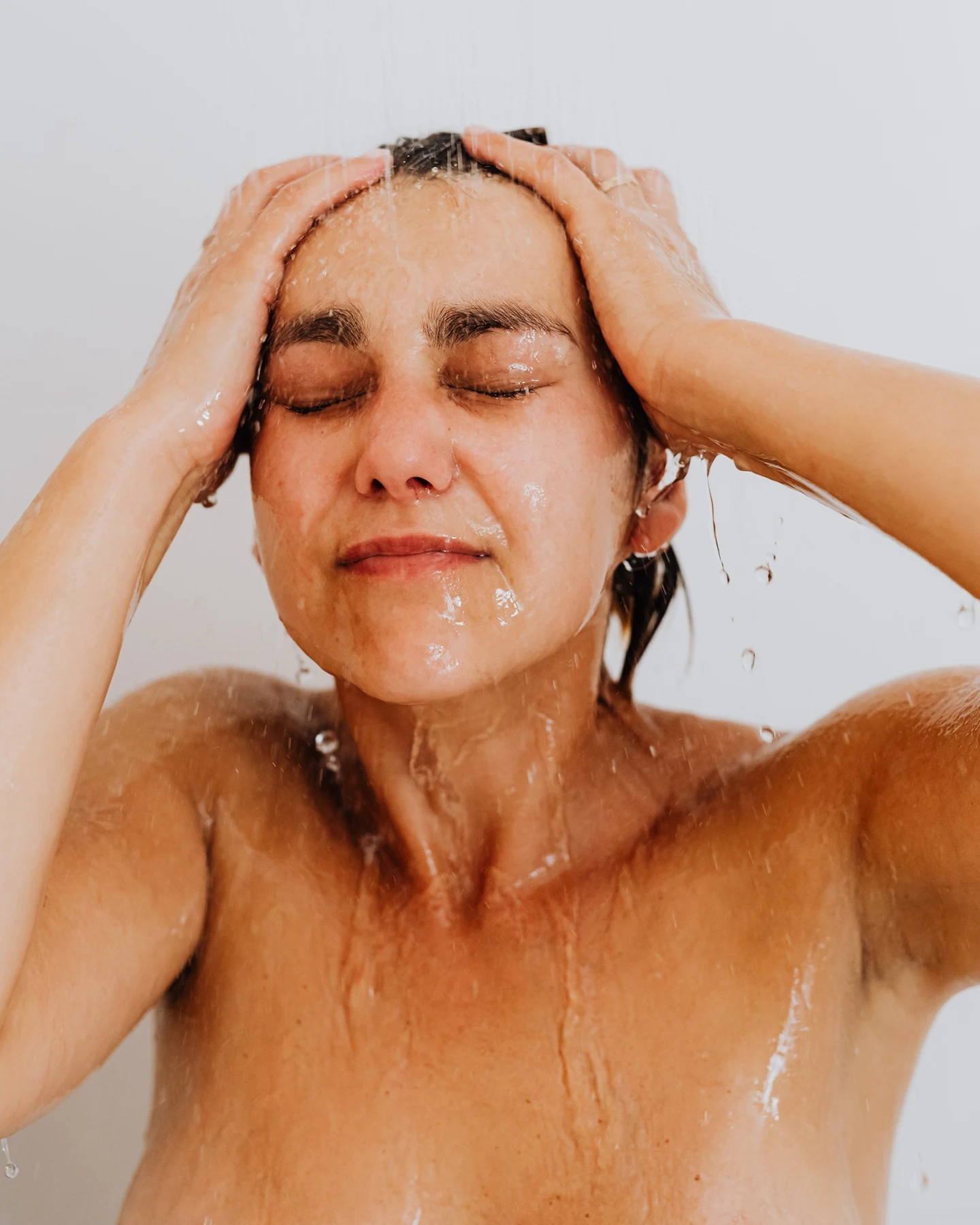 Lady taking your bath