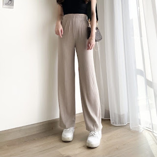 Jisu knit long pants